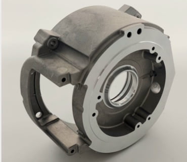 Example of die-casting e-drive component