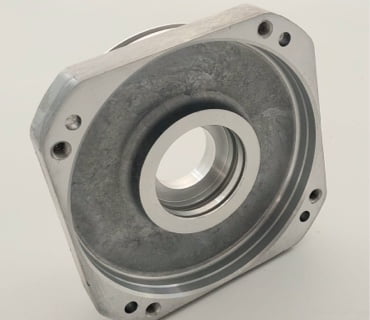 Example of die-casting e-drive component