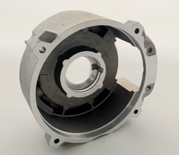 Example of die-casting e-drive component