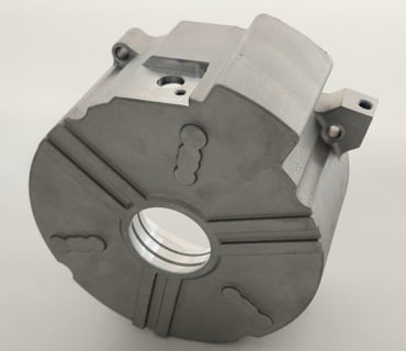 Example of die-casting e-drive component